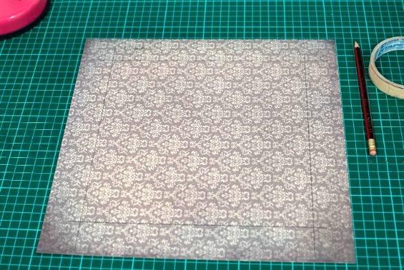 old fashioned scrapbook paper