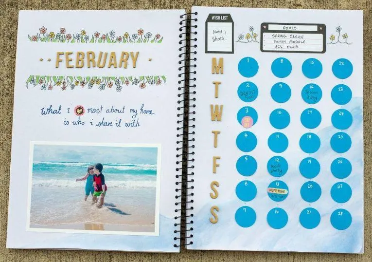 notebook doodles scrapbook