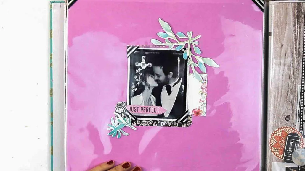 scrapbook layouts ideas | memories inspired honeymoon photo