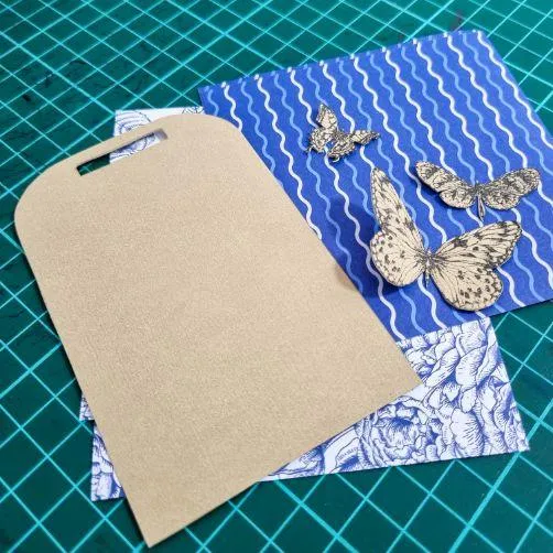 scrapbook supplies for diy tags