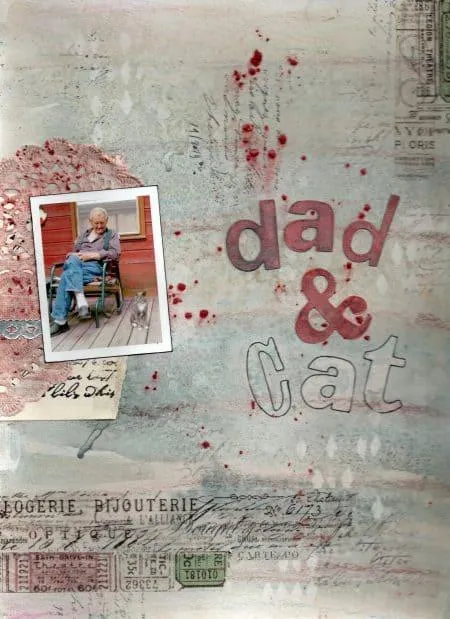  Scrapbook Embellishments Ideas: This Page Uses Chipboard Letters For The Title!