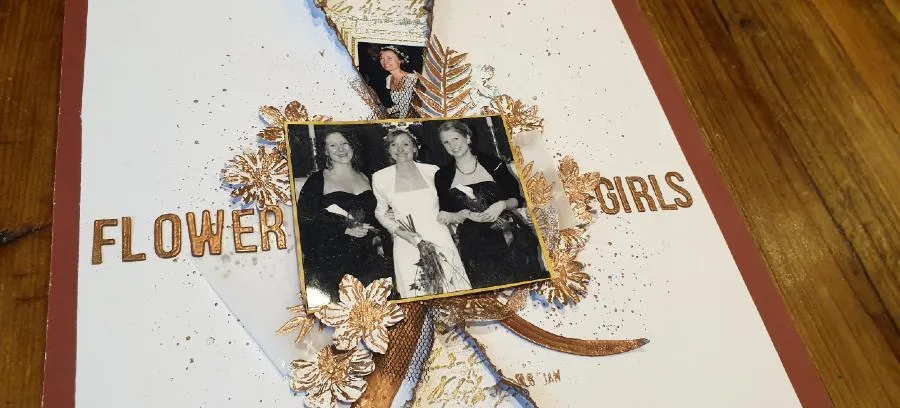 scrapbook titles layout