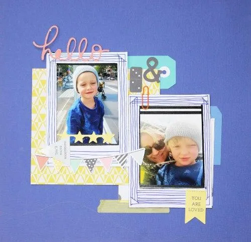 Create Simple family memories Layouts