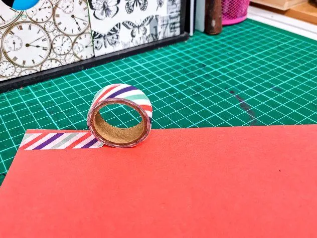 washi tape scrapbook borders