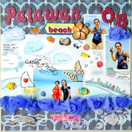 Travel scrap book idea for beginners