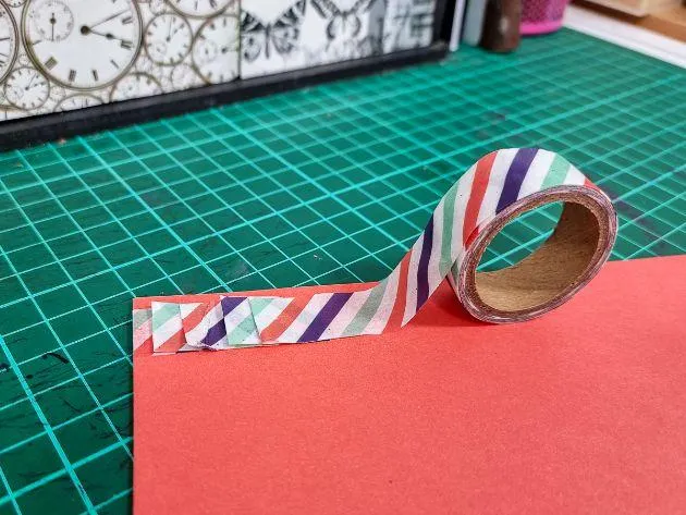 Washi tape scrapbook