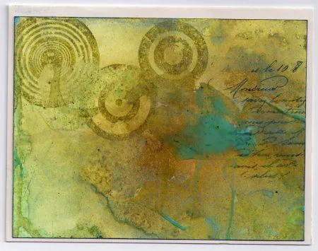 scrapbook concepts: a stamped piece of journaling