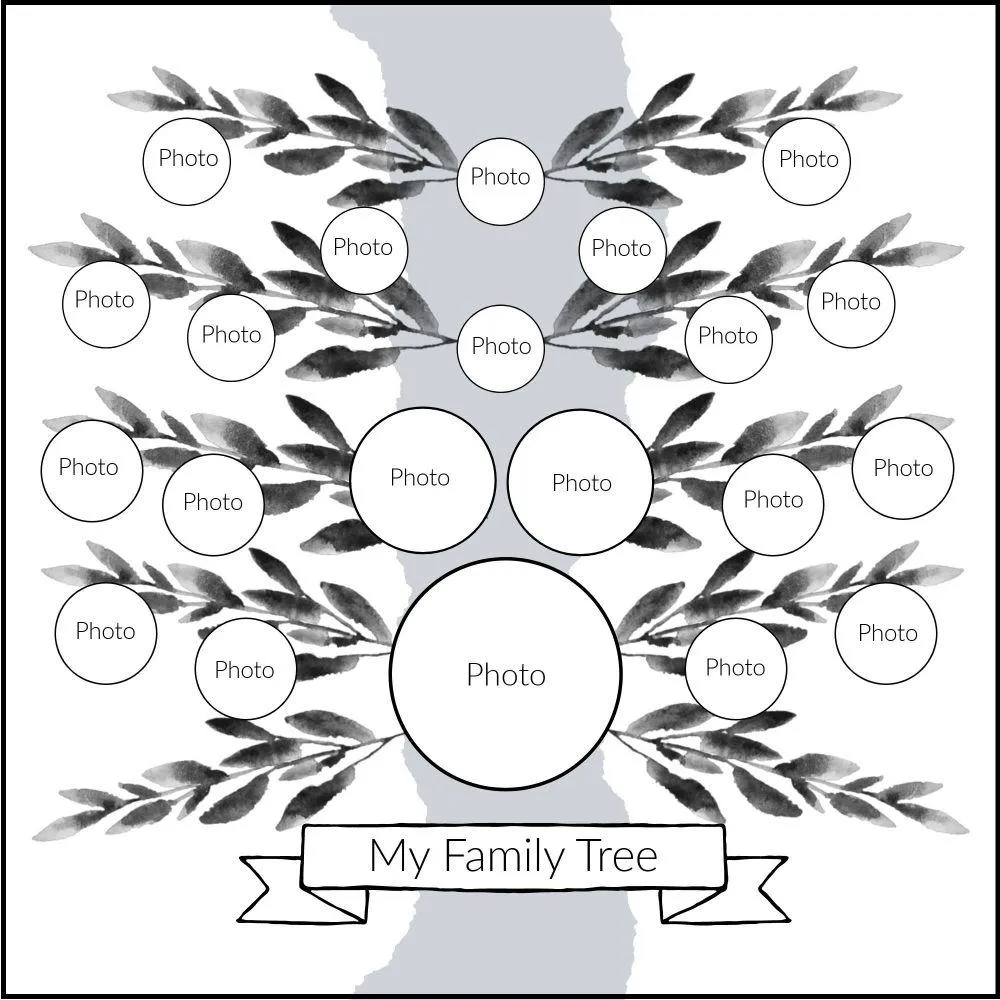 creating a scrapbook of your family tree