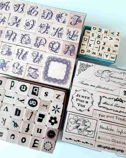 Scrapbooking Rubber Stamps