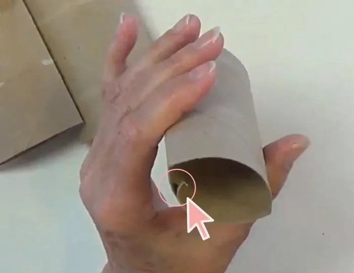 creating DIY mini scrapbooks using toilet cardboard rolls