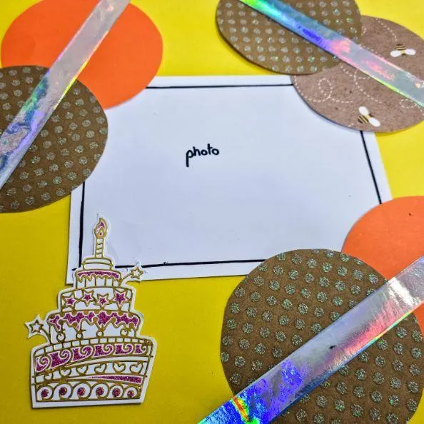 Washi tape scrapbook accent