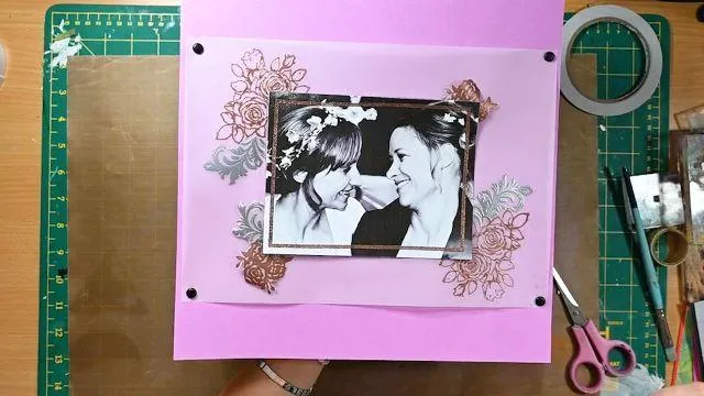 pre wedding photo scrapbook