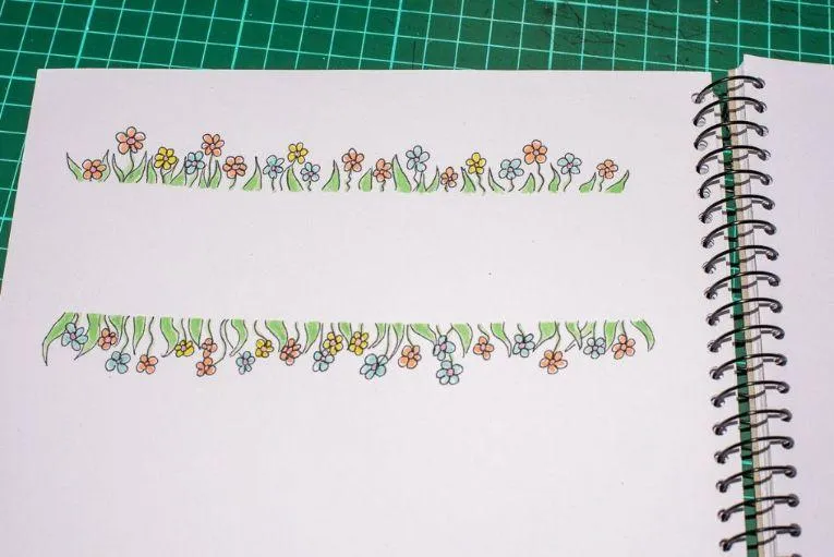 art border craft notebook