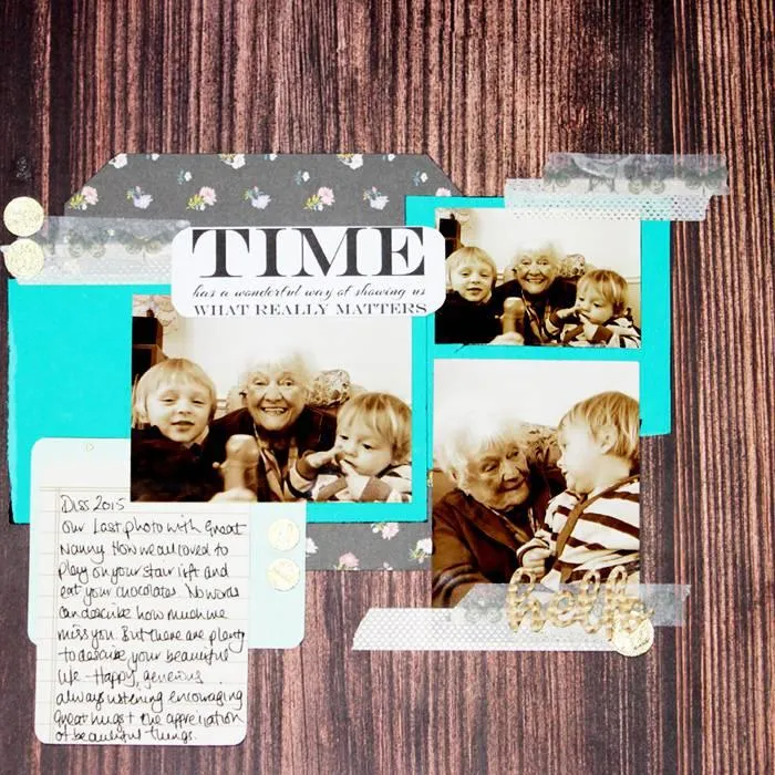 retirement scrapbook idea