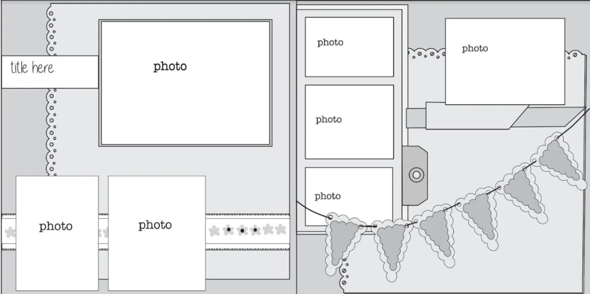 scrapbook memory patterns