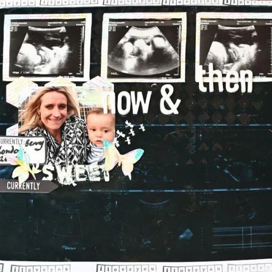 ultrasound pictures for pregnancy scrapbook ideas