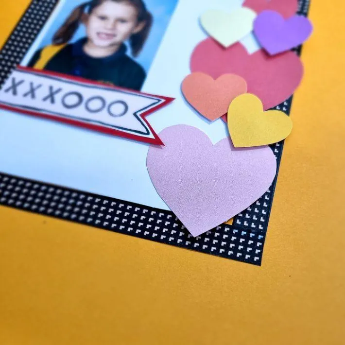 washi tape scrapbook border