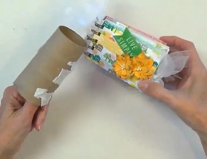 DIY scrapbook albums