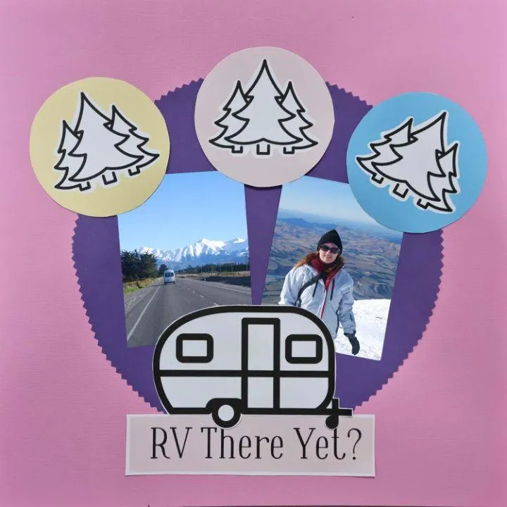 rv camping scrapbook