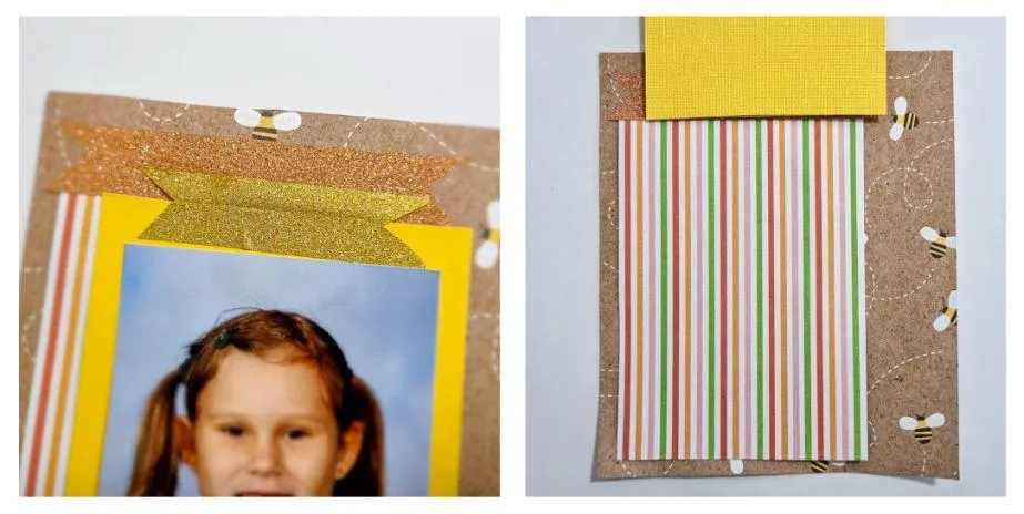 washi tape scrapbook hinge