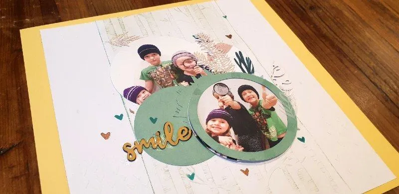 scrapbooking titles page