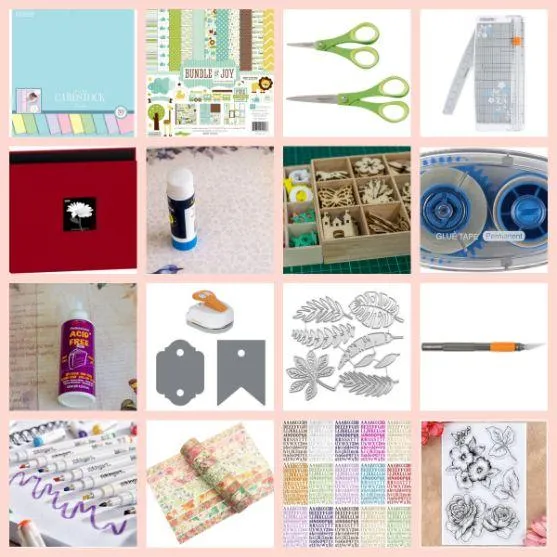 scrapbook supplies