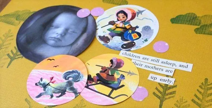 journal your pregnancy scrapbook layouts