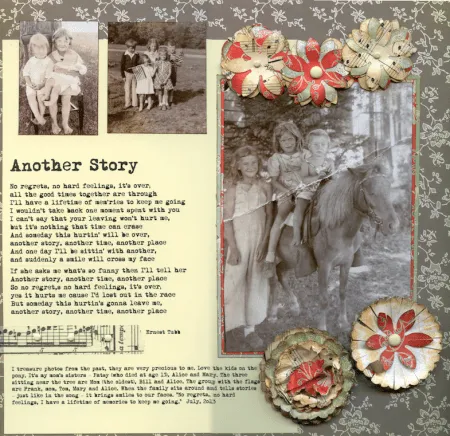 Scrapbook Journaling : This Was Typed With A Typewriter!