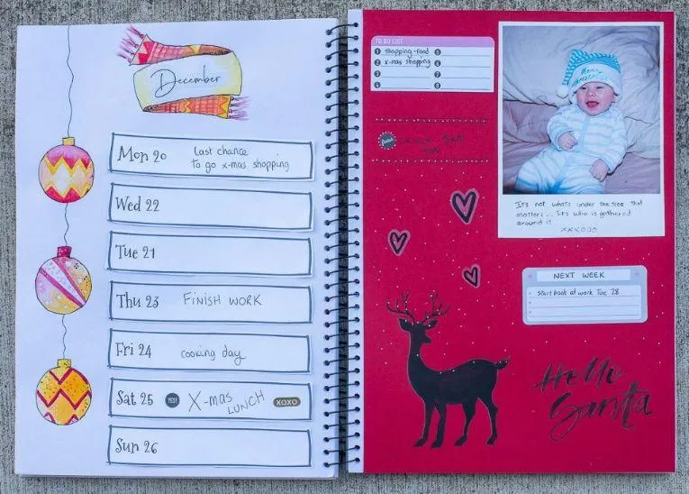 scrapbook journals spread