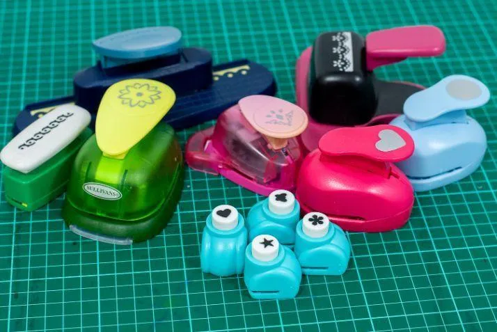 Craft punches for scrapbooking