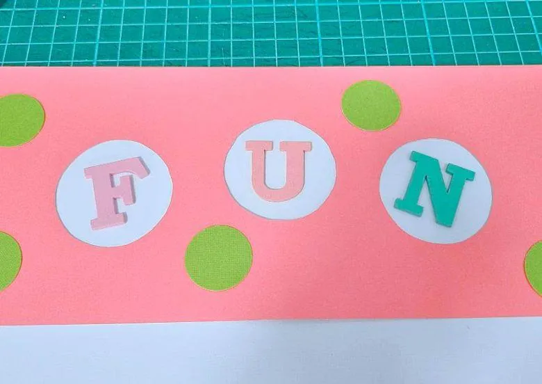 family scrapbook title embellishment