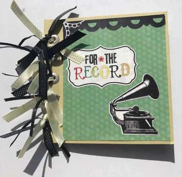 Pre-made scrapbooking album